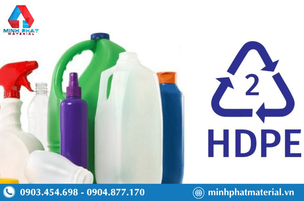 Nhựa HDPE hay HDP được dùng để  làm lọ thuốc, chai/lọ đựng mỹ phẩm 