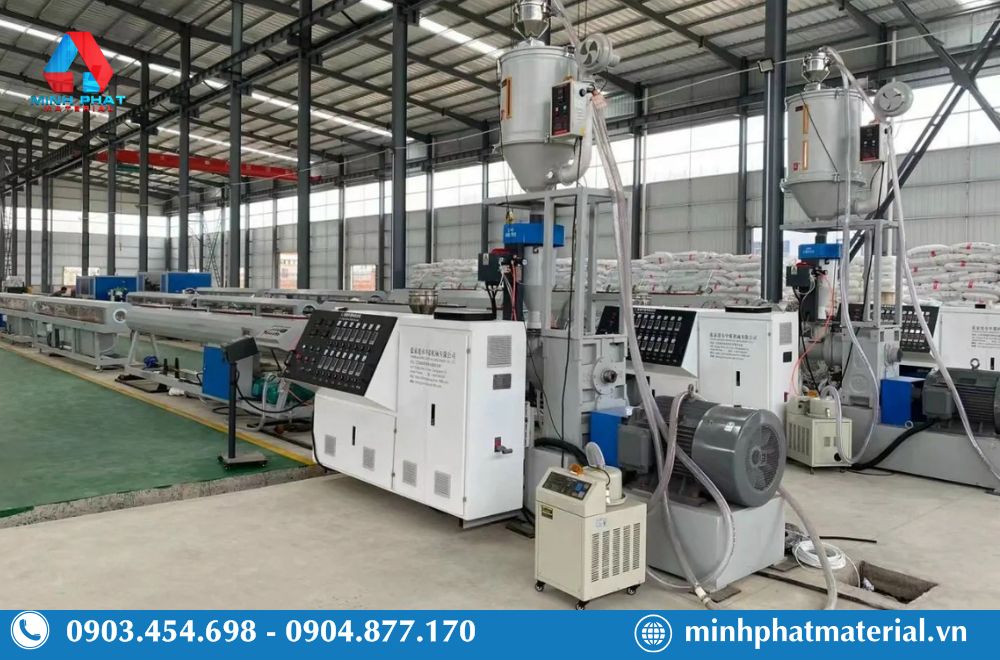 Quy trình sản xuất nhựa PE ứng dụng công nghệ hiện đại