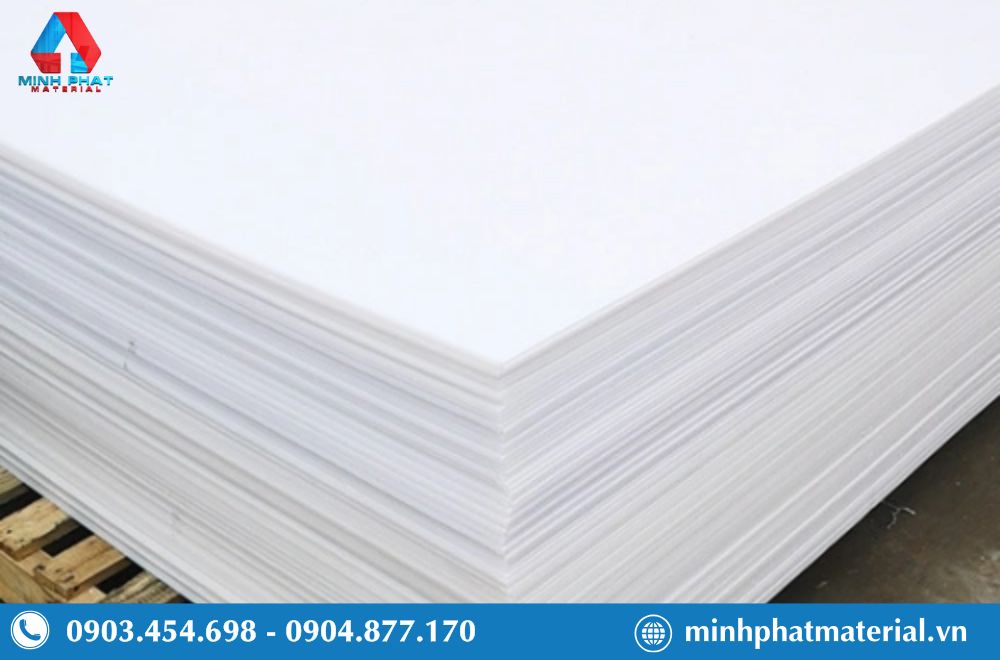 Tấm nhựa PP màu trắng