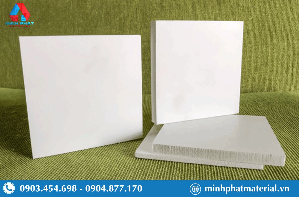 Tấm nhựa PVC màu trắng